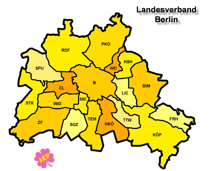 Karte AEP Bundesland Berlin