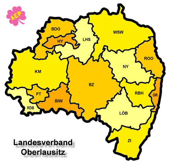Karte AEP Bundesland Oberlausitz