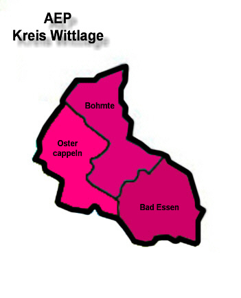 Karte AEP Kreis Wittlage